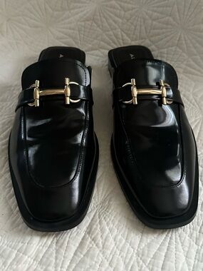 Aldo Men‘s Sandals Slip On Loafers in Black Size US 10